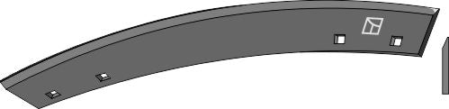 Blades for chopper rollers 737 - right