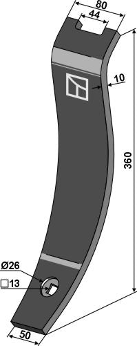 Guideboard 360x80x50mm