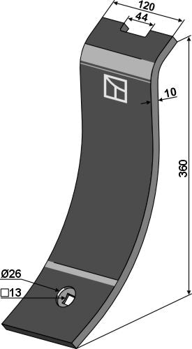 Guideboard 360x120mm