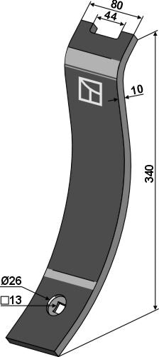 Guideboard 340x80mm