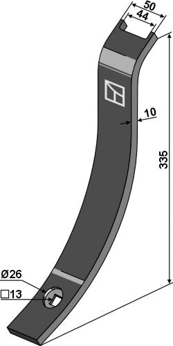 Guideboard 355x50mm