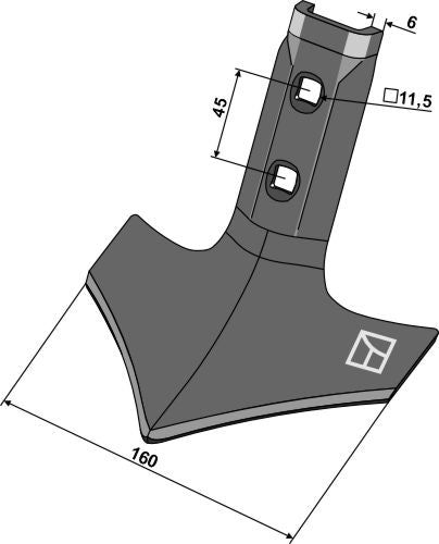 Sweep 160mm