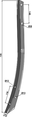 Cultivator shank