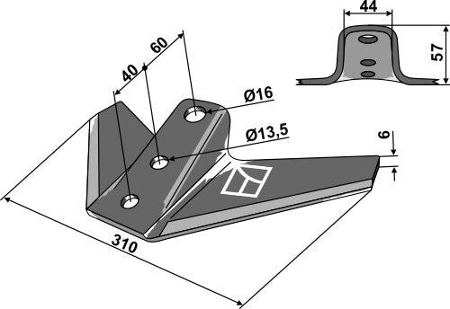 Sweep 310mm