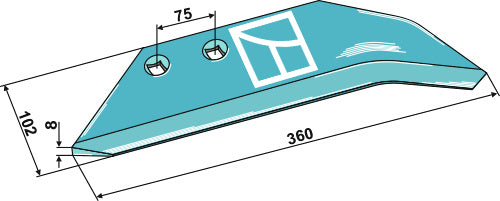 Replacement wings - left