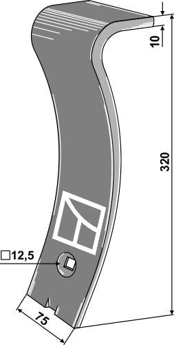 Centre guideboard