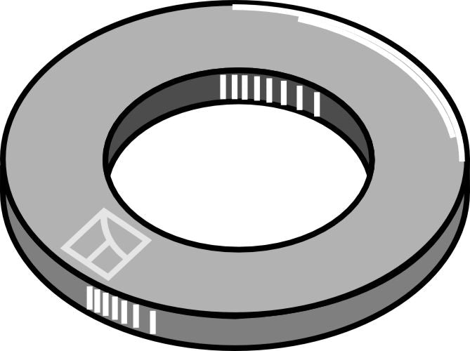 Aluminium washer Ø20x2xØ10