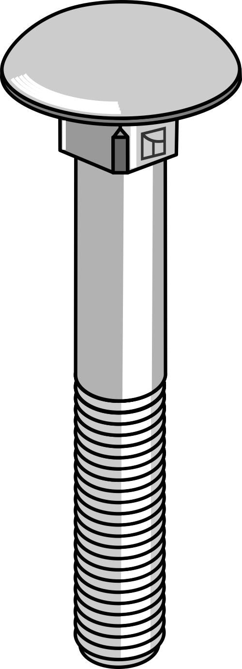 Bolt M10x1,50x70 galvanized without nut