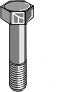 Hexagon bolt M10x1,5x70 without nut