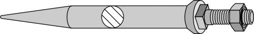 Seed harrow tooth from boron steel - hardned
