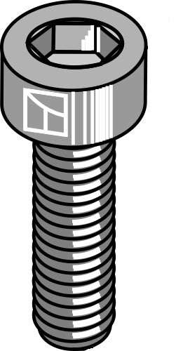 Hexagon socket bolt M12x1,75x25