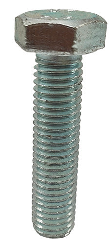 Hexagon bolt  M12x1,75x50 without nut - Galvanized