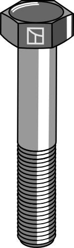 Hexagon bolt M12x1,75x60 without nut