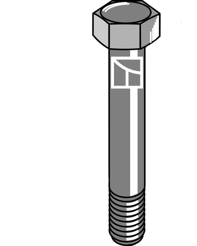 Security bolt M12 without nut