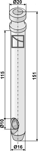 Top-link pins