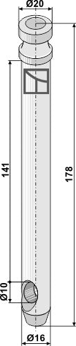 Top-link pins