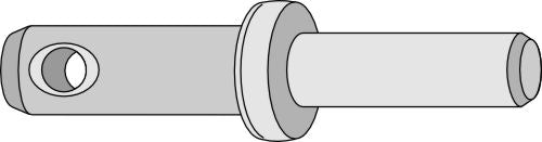 Lower-link pins to be welded