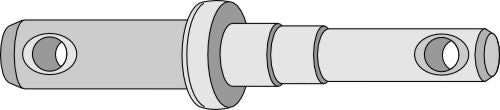 Lower-link pins to be welded