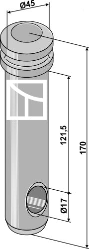 Lower-link pin - Cat. III