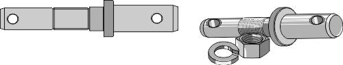 Top- and lower-link pins