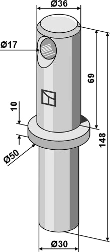 Lower-link pins to be welded