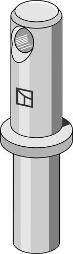 Lower-link pins to be welded