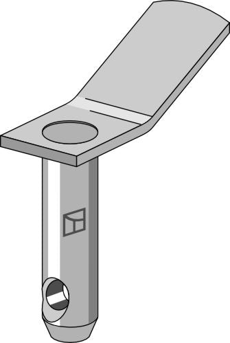 Socket pins with curved handle