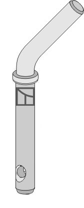 Socket pins with curved handle