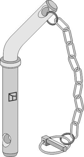 Socket pins with curved handle