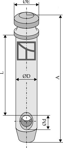 Top-link pins
