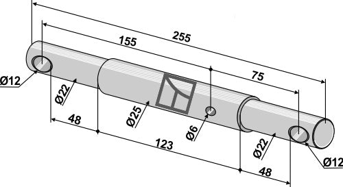 Stepped double pins