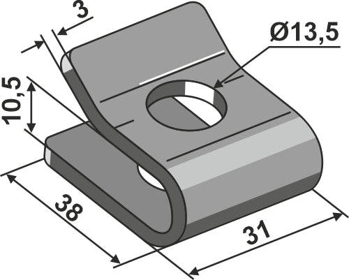 Fixing clamp
