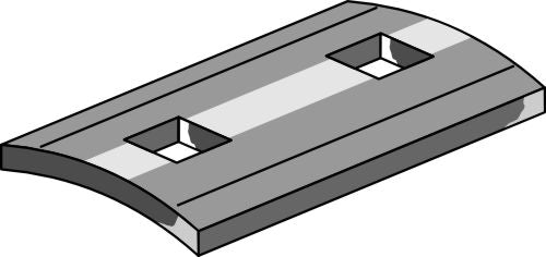Clamping plate