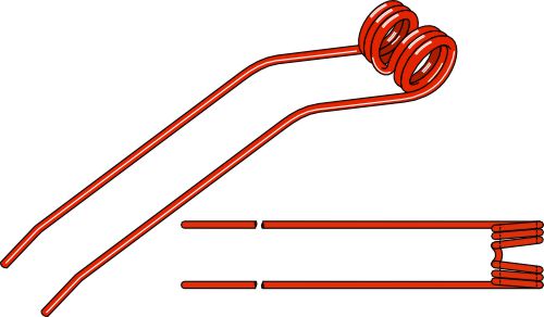 Hay rake tine Ø9,5