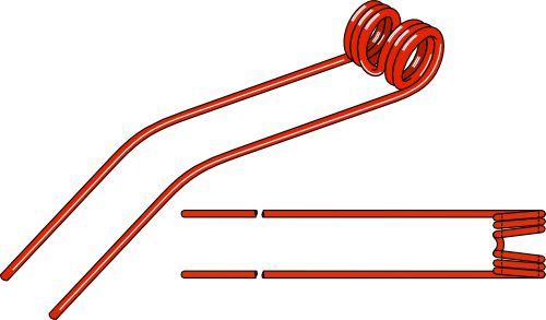 Hay rake tine Ø9