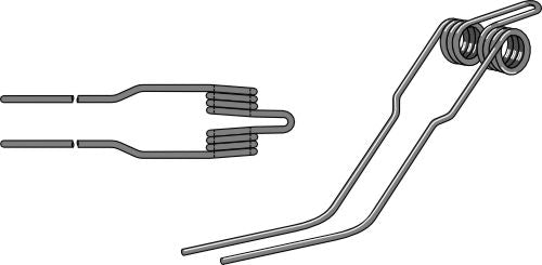 Hay rake tine Ø9