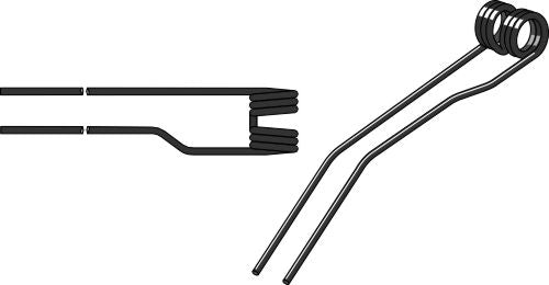 Hay rake tine Ø9