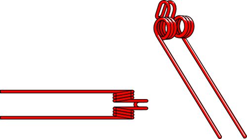 Hay rake tine Ø6