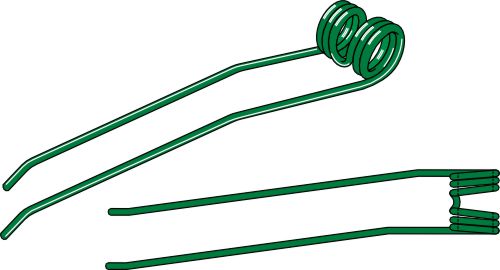 Hay rake tine Ø9