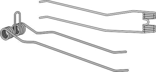 Hay rake tine Ø9,5