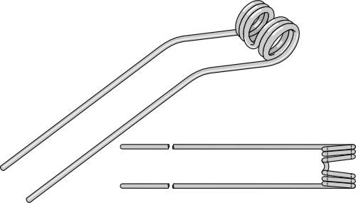 Hay rake tine Ø9