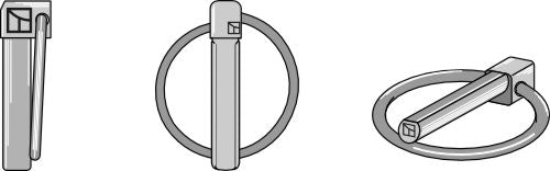 Linch pins according to DIN 11023