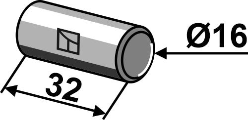 Cylindrical pin Ø16