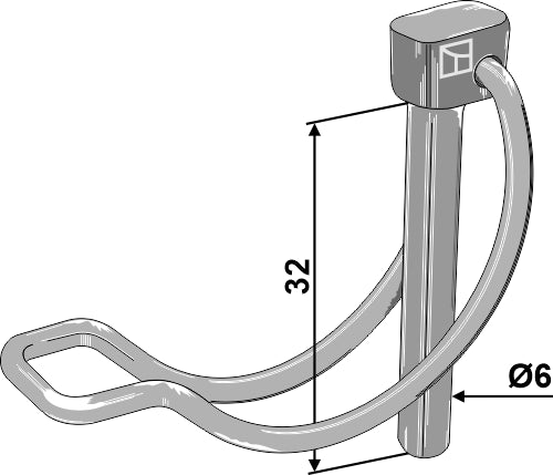 pipe pin