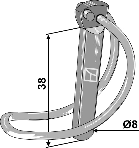 Pipe pin