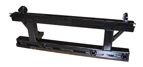 Mounting bracket for bale forks (Pallet frame)