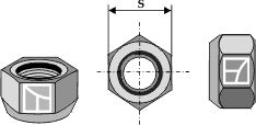 Cone-shaped nut