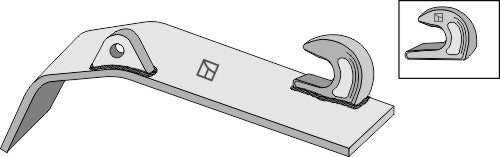 Connect slag, left model