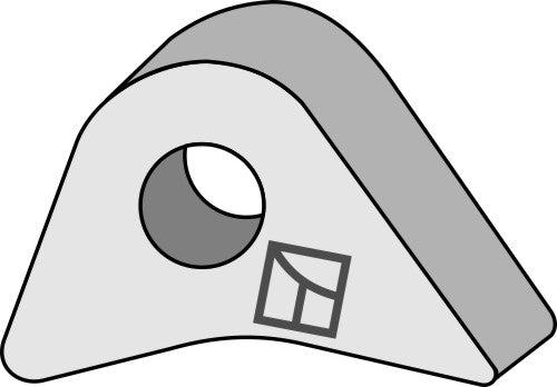 Lock, forged (claw fastening)