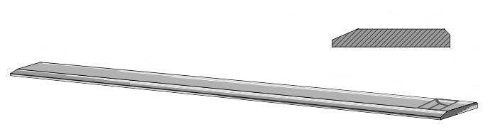 Cutting blade - 150x16x2000